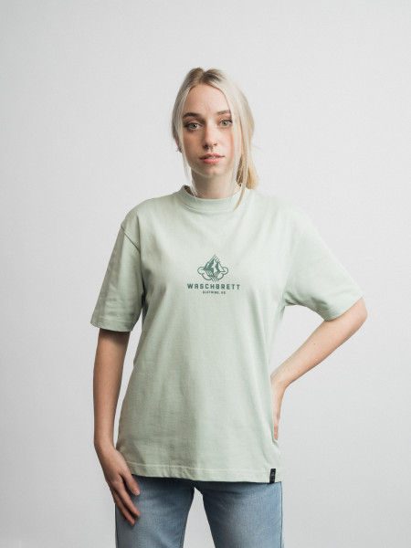 Peak HEAVY UNISEX T-Shirt Camping Green-Dark Camping Green